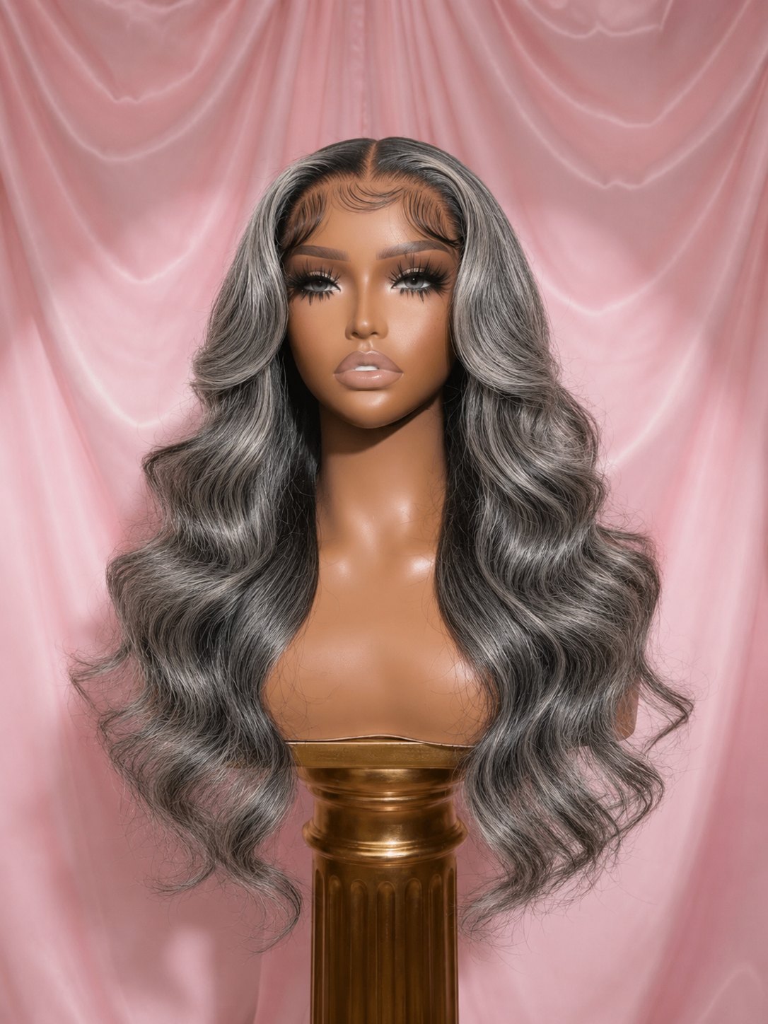 Silver Smoke Wig – HD Lace