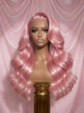 Pink Champagne Wig – Transparent Lace