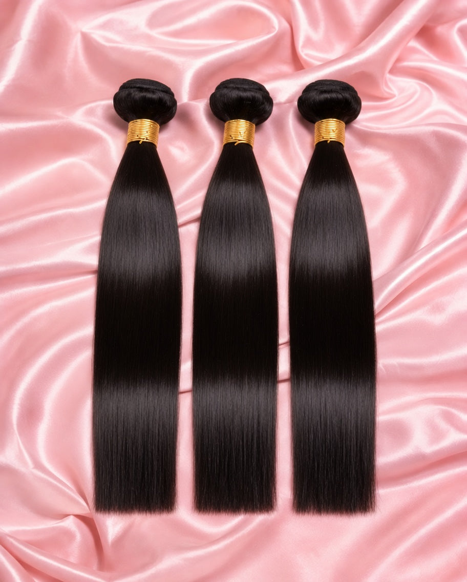 NARÍ Raw Hair • 3 Straight Bundle Deals